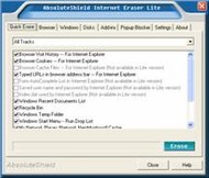 AbsoluteShield Internet Eraser Lite screenshot